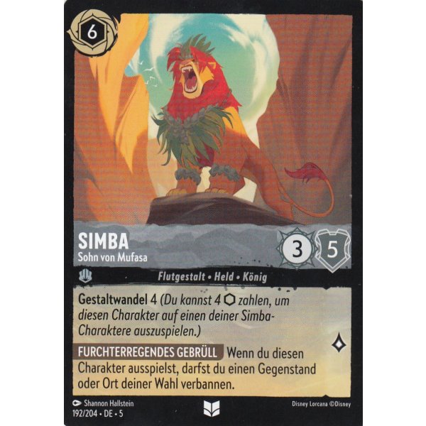 Simba - Sohn von Mufasa 5SSK-192