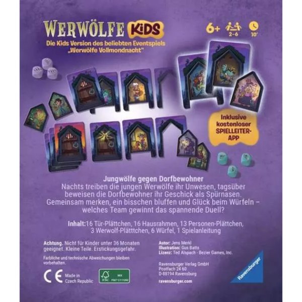 Werw&ouml;lfe Kids Kartenspiel
