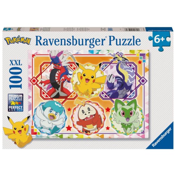 Pok&eacute;mon Karmesin und Purpur Puzzle 100 Teile