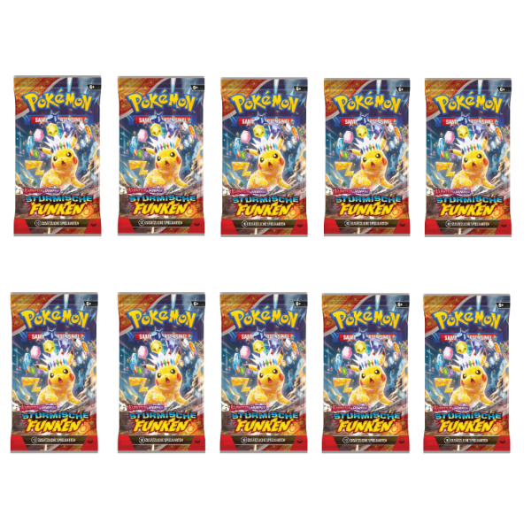 Karmesin &amp; Purpur St&uuml;rmische Funken 10x Booster (deutsch)