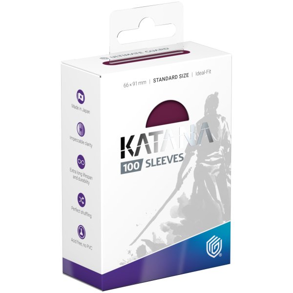 Ultimate Guard Katana Sleeves Standardgr&ouml;&szlig;e Radiant Plum (100 H&uuml;llen)