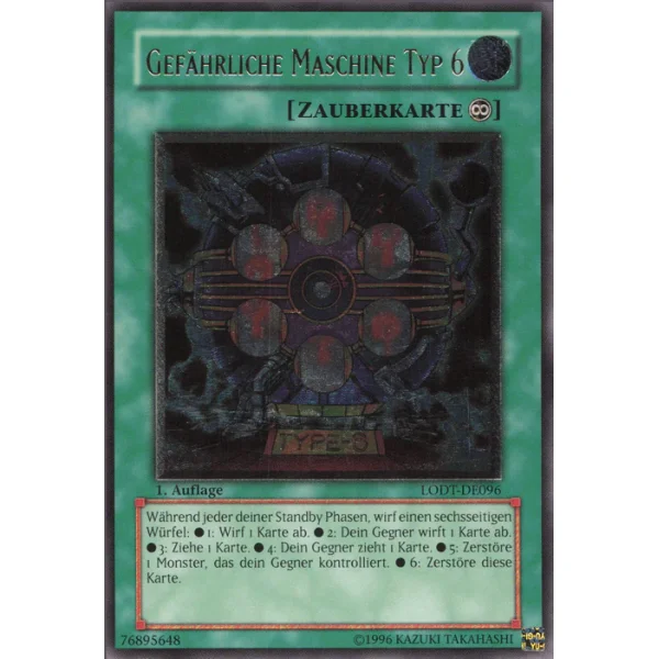 Gef&auml;hrliche Maschine Typ 6 (Ultimate Rare) LODT-DE096umr