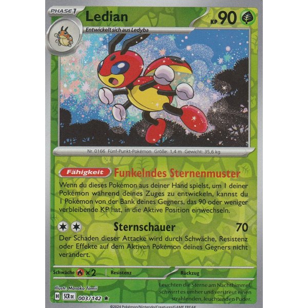 Ledian 003/142 Holo REVERSE HOLO