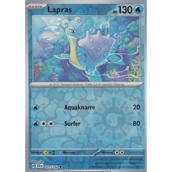 Lapras 031/142 REVERSE HOLO