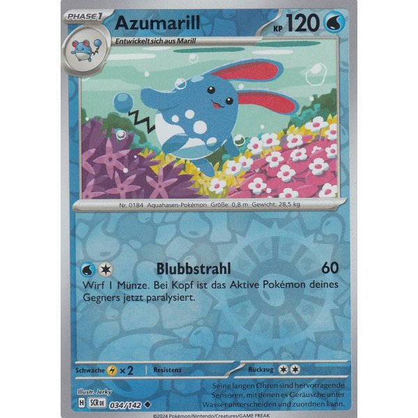 Azumarill 034/142 REVERSE HOLO