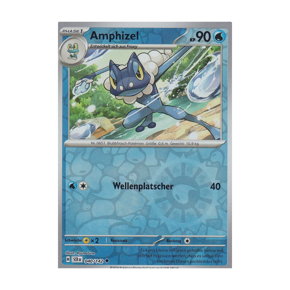 Amphizel 040/142 REVERSE HOLO Stellarkrone Pokemon Karte kaufen