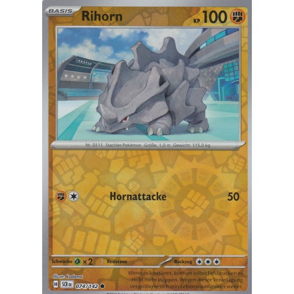 Rihorn 074/142 REVERSE HOLO
