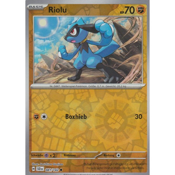 Riolu 081/142 REVERSE HOLO