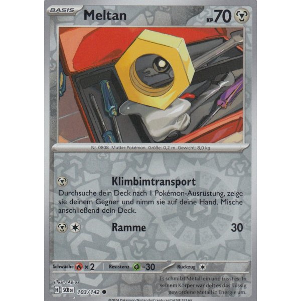 Meltan 103/142 REVERSE HOLO