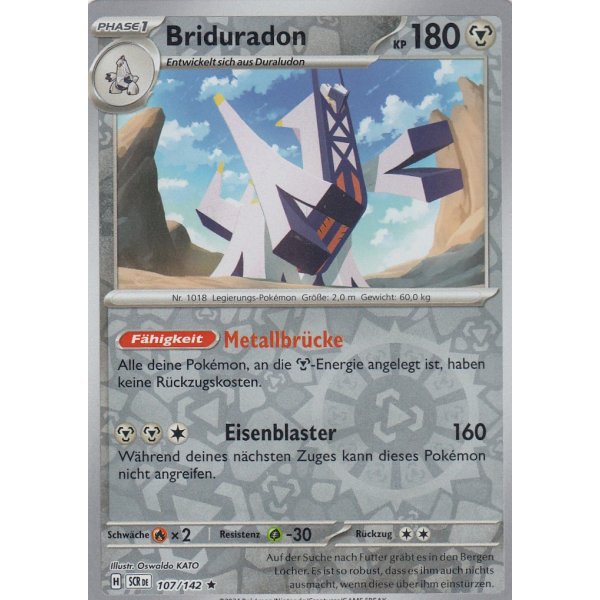 Briduradon 107/142 Holo REVERSE HOLO
