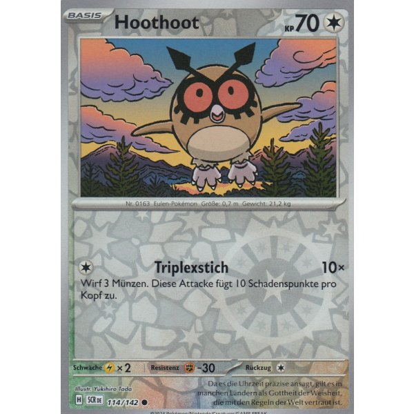 Hoothoot 114/142 REVERSE HOLO