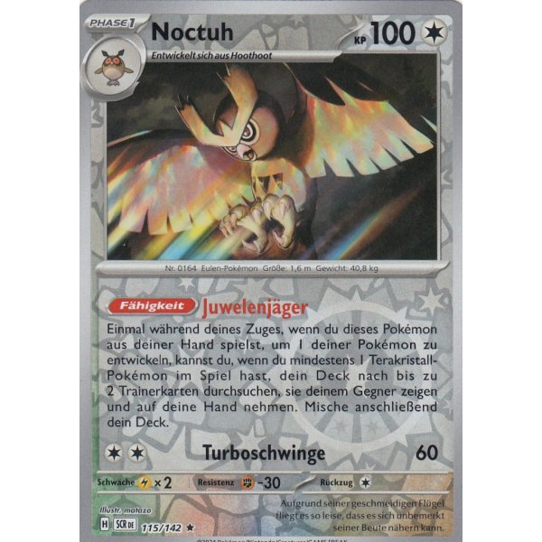 Noctuh 115/142 Holo REVERSE HOLO