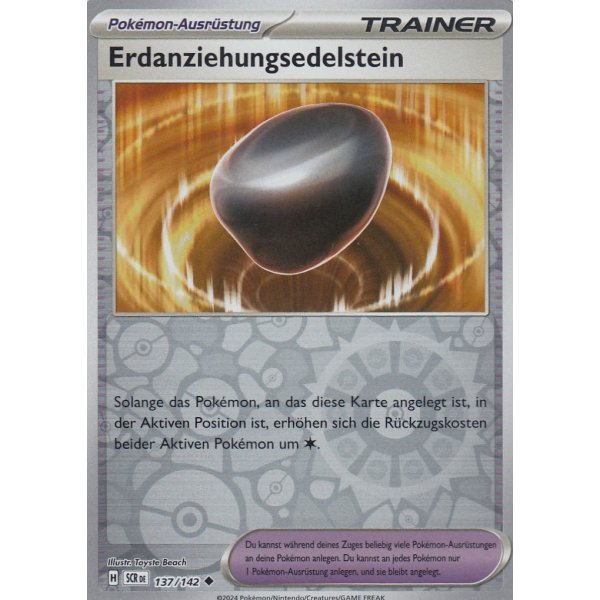 Erdanziehungsedelstein 137/142 REVERSE HOLO