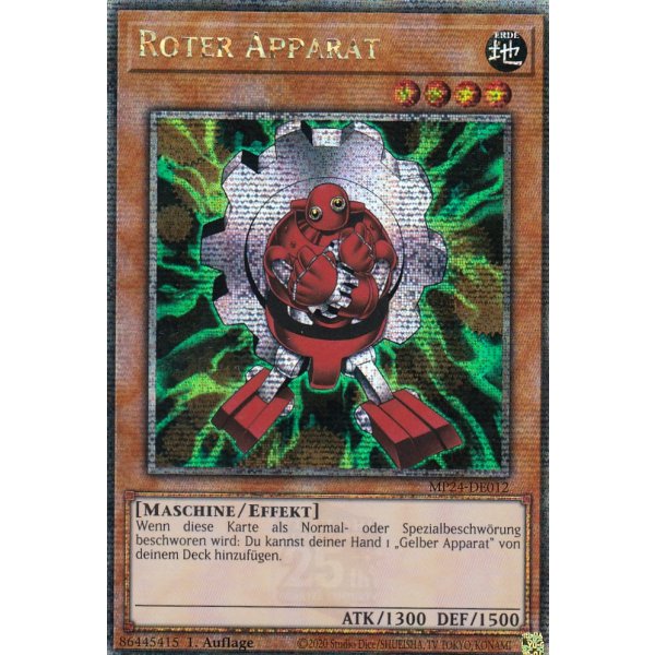 Roter Apparat MP24-DE012 (Quarter Century Secret Rare)