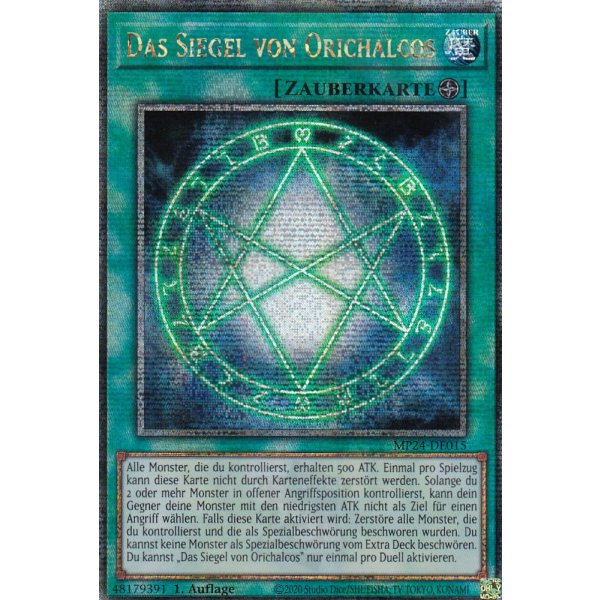 Das Siegel von Orichalcos MP24-DE015 (Quarter Century Secret Rare)