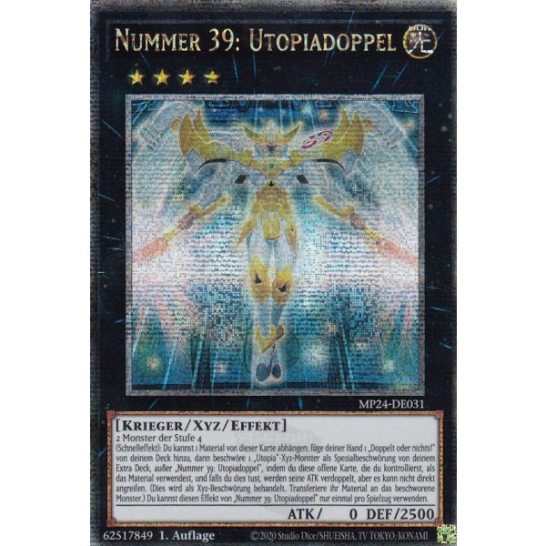 Nummer 39: Utopiadoppel MP24-DE031 (Quarter Century Secret Rare)