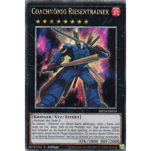 Coachk&ouml;nig Riesentrainer MP24-DE034 (Quarter Century Secret Rare)