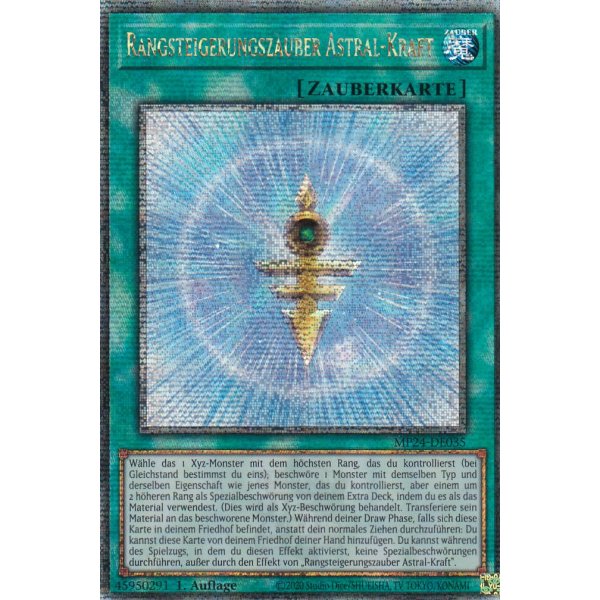 Rangsteigerungszauber Astral-Kraft MP24-DE035 (Quarter Century Secret Rare)