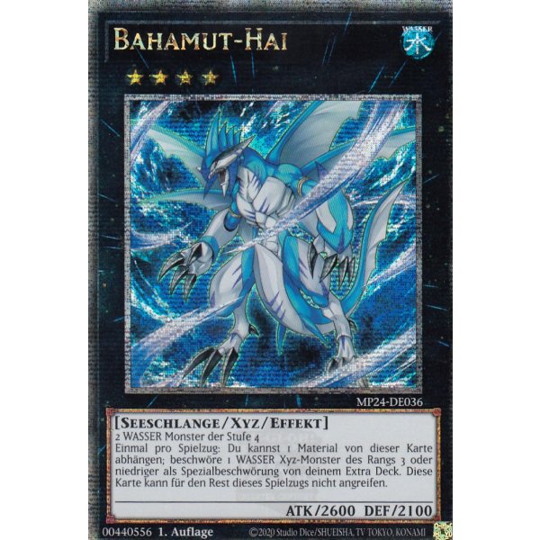 Bahamut-Hai MP24-DE036 (Quarter Century Secret Rare)