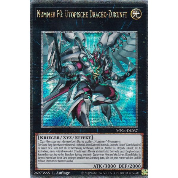 Nummer F0: Utopische Dracho-Zukunft MP24-DE037 (Quarter Century Secret Rare)