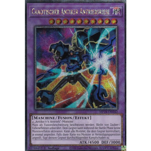 Chaotischer Antiker Antriebsriese MP24-DE042 (Quarter Century Secret Rare)