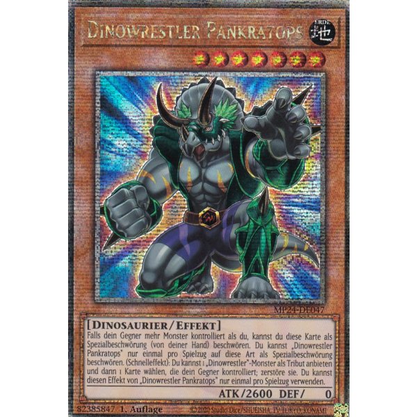 Dinowrestler Pankratops MP24-DE047 (Quarter Century Secret Rare)