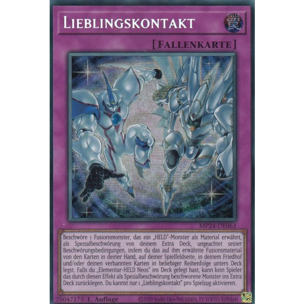 Lieblingskontakt MP24-DE063 (Secret Rare)