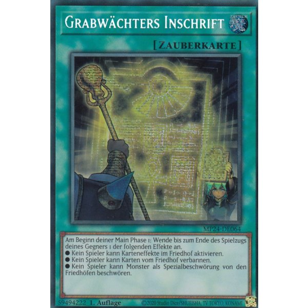 Grabw&auml;chters Inschrift MP24-DE064 (Secret Rare)