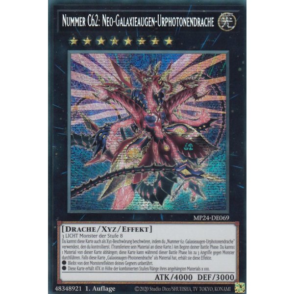 Nummer C62: Neo-Galaxieaugen-Urphotonendrache MP24-DE069 (Secret Rare)