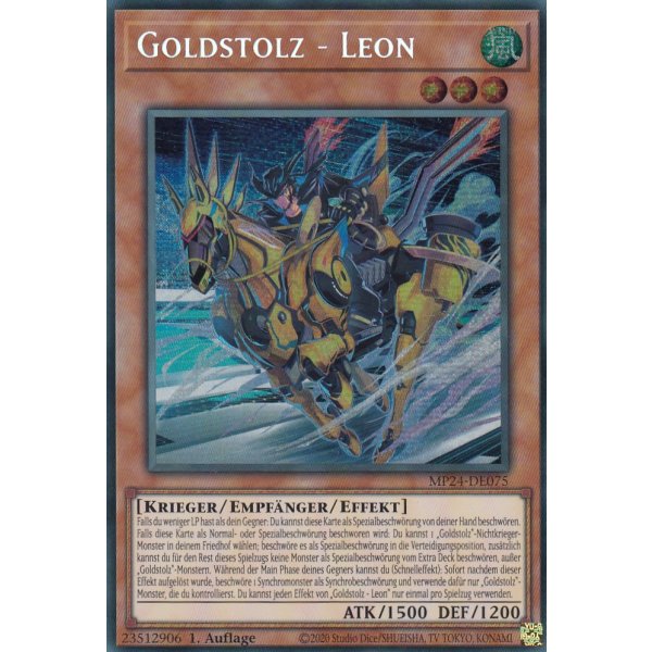 Goldstolz - Leon MP24-DE075 (Secret Rare)