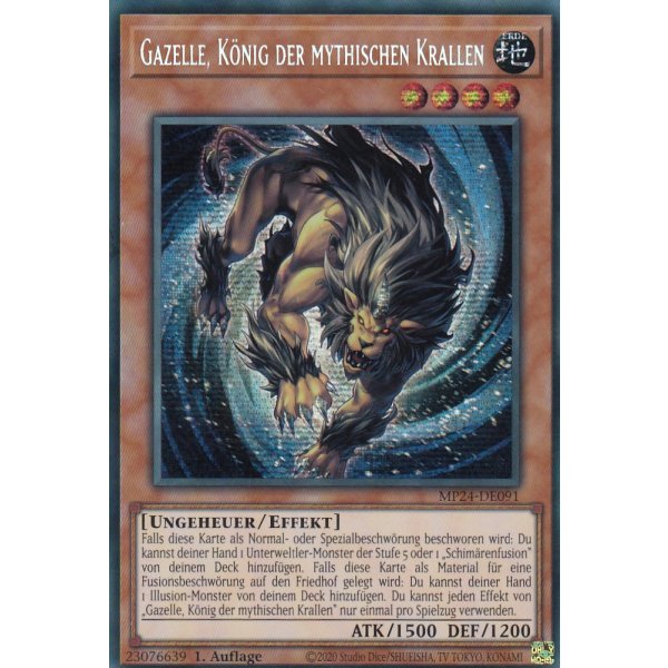 Gazelle, K&ouml;nig der mythischen Krallen MP24-DE091 (Secret Rare)