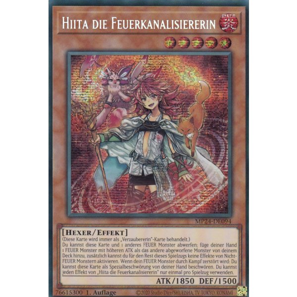 Hiita die Feuerkanalisiererin MP24-DE094 (Secret Rare)