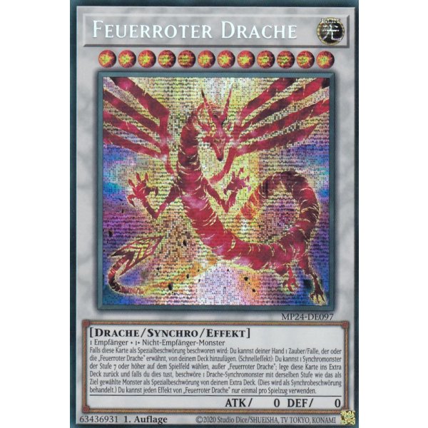Feuerroter Drache MP24-DE097 (Secret Rare)