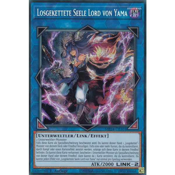 Losgekettete Seele Lord von Yama MP24-DE101 (Secret Rare)