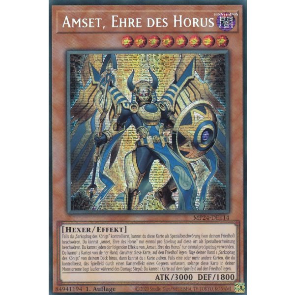 Amset, Ehre des Horus MP24-DE114 (Secret Rare)