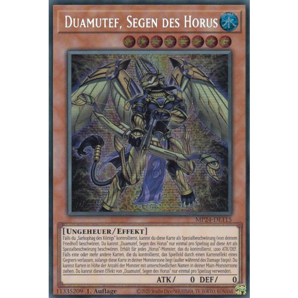 Duamutef, Segen des Horus MP24-DE115 (Secret Rare)