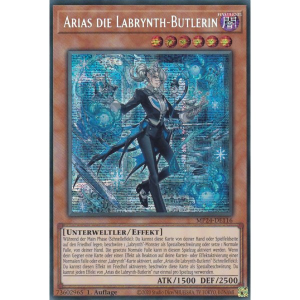 Arias die Labrynth-Butlerin MP24-DE116 (Secret Rare)