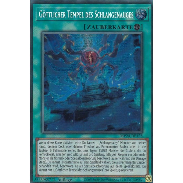 G&ouml;ttlicher Tempel des Schlangenauges MP24-DE123 (Secret Rare)