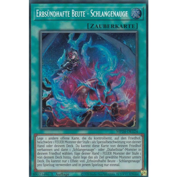 Erbs&uuml;ndhafte Beute - Schlangenauge MP24-DE124 (Secret Rare)