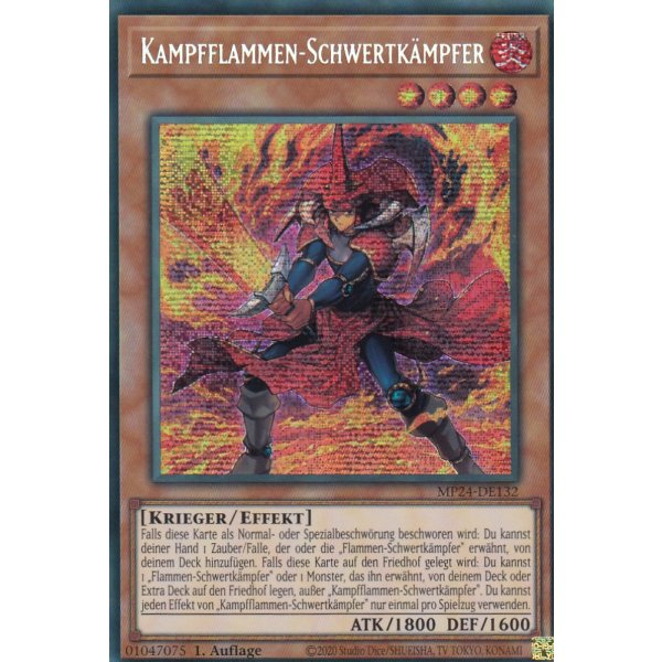 Kampfflammen-Schwertk&auml;mpfer MP24-DE132 (Secret Rare)
