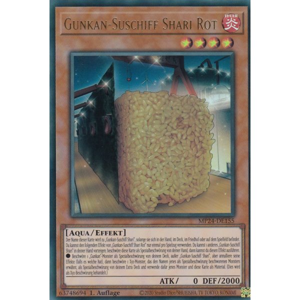 Gunkan-Suschiff Shari Rot MP24-DE155