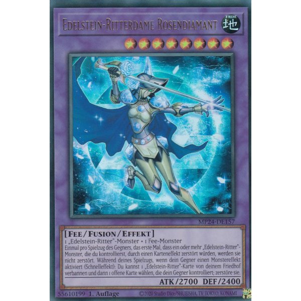 Edelstein-Ritterdame Rosendiamant MP24-DE157