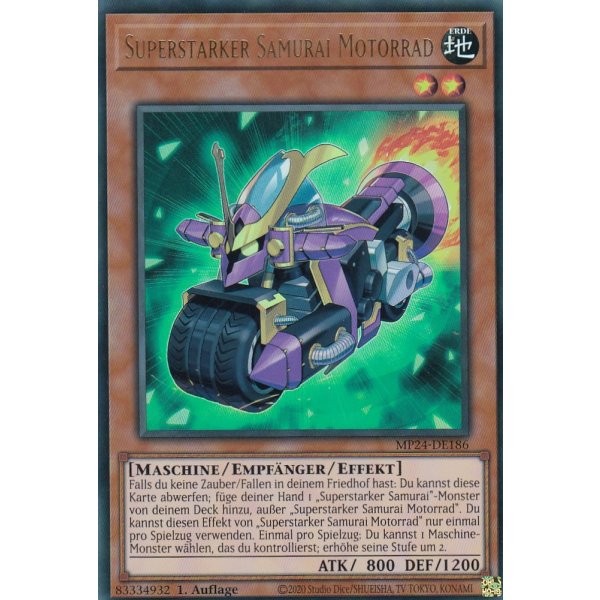 Superstarker Samurai Motorrad MP24-DE186