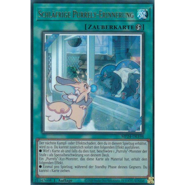 Schl&auml;frige Purrely-Erinnerung MP24-DE198