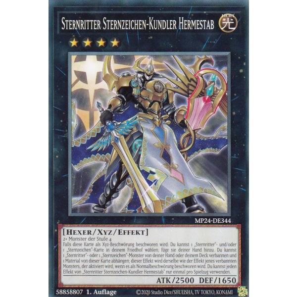 Sternritter Sternzeichen-Kundler Hermestab MP24-DE344