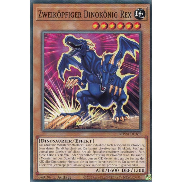 Zweik&ouml;pfiger Dinok&ouml;nig Rex MP24-DE362