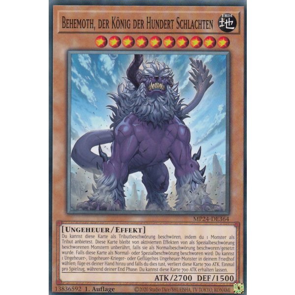 Behemoth, der K&ouml;nig der Hundert Schlachten MP24-DE364