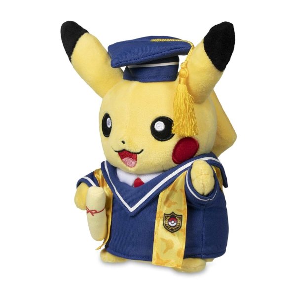 Absolvent Pikachu Pl&uuml;schfigur 16cm - Pokemon Kuscheltier