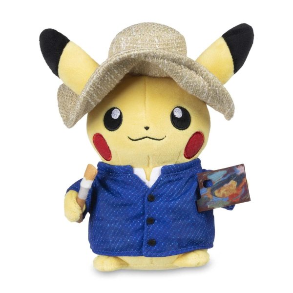 Van Gogh Pikachu Pl&uuml;schfigur 20cm - Pokemon Kuscheltier