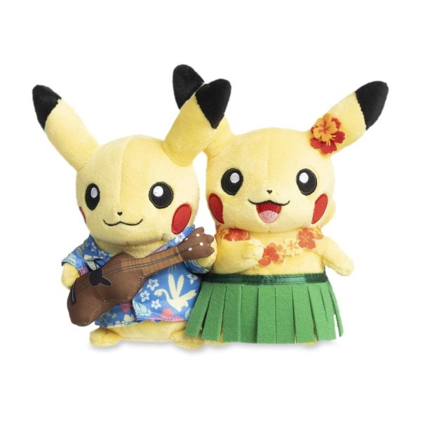 Tropical Pikachu Pl&uuml;schfigur 12cm - Pokemon Kuscheltier